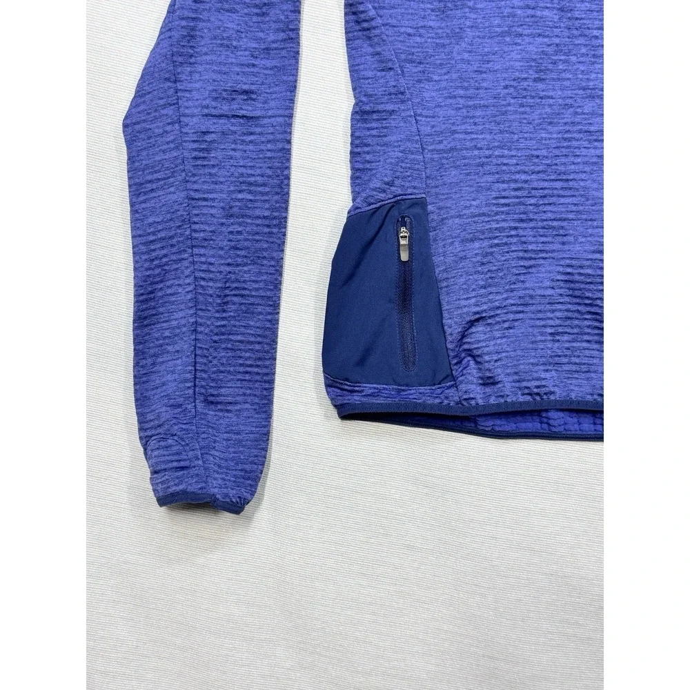 Nike Running Womens Thermal Shirt Sz M Sweater Purple Thumbholes Dri-FIT